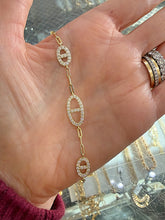 Load image into Gallery viewer, Moisannite Mariner Link Bracelets