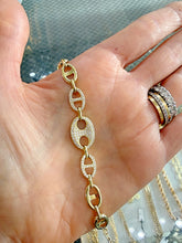 Load image into Gallery viewer, Moisannite Mariner Link Bracelets