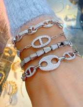 Load image into Gallery viewer, Moisannite Mariner Link Bracelets