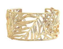 Load image into Gallery viewer, Palm Leaves Cuff