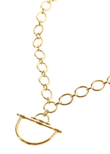 Load image into Gallery viewer, Cheval Chain Necklace with Bit Charm