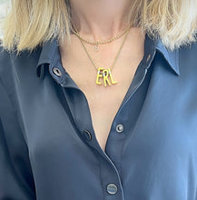 Load image into Gallery viewer, The Slide Initial Necklace
