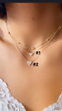 Load image into Gallery viewer, Pave Diamond Heart Necklaces
