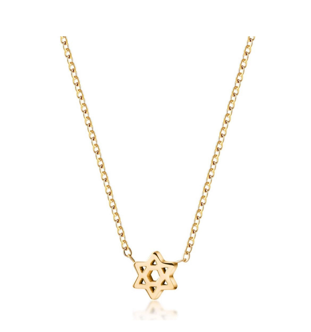 Tiny Star of David Necklace