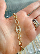 Load image into Gallery viewer, Moisannite Mariner Link Bracelets
