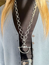 Load image into Gallery viewer, Cheval Chain Necklace with Bit Charm
