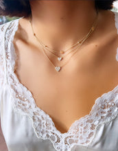 Load image into Gallery viewer, Pave Diamond Heart Necklaces
