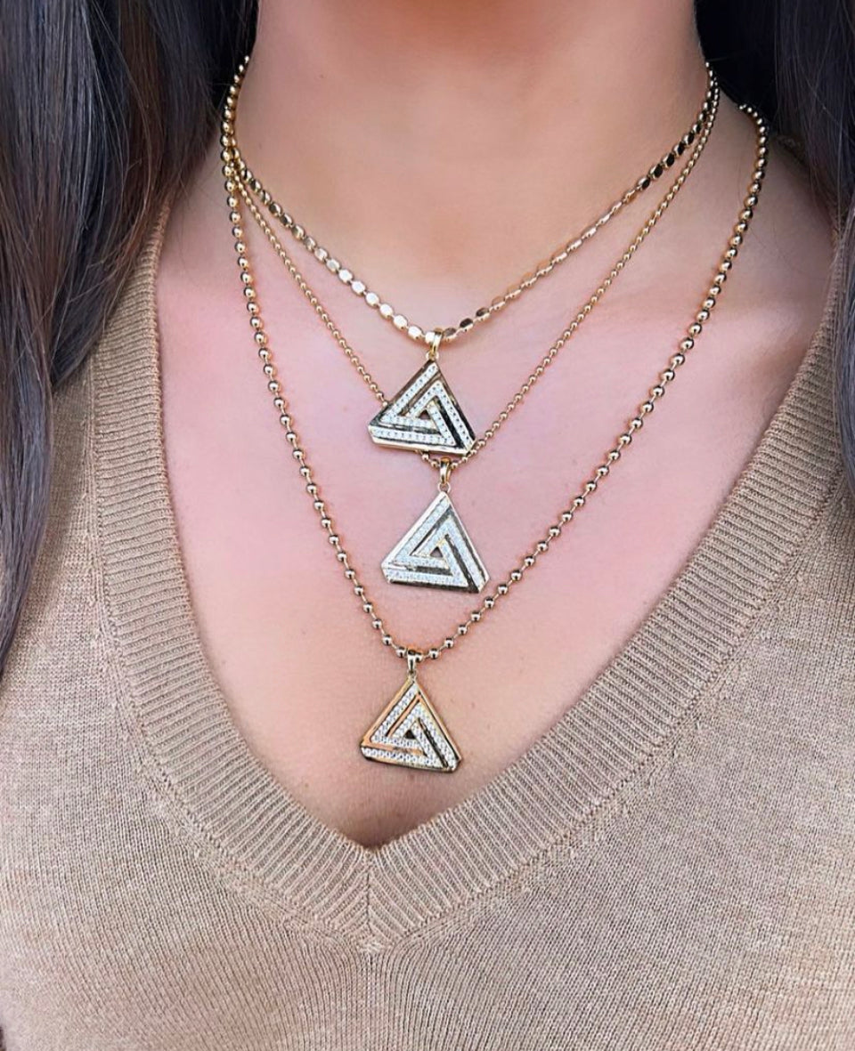 Endless Triangle Charm