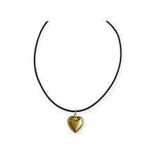 Load image into Gallery viewer, Puffy Heart Charm Necklace
