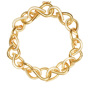 Regine Pave Link Bracelet