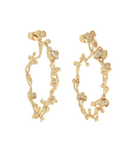 Load image into Gallery viewer, Orchid Hoops
