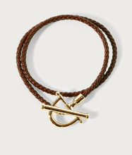 Load image into Gallery viewer, Cheval Leather Wrap Bracelet
