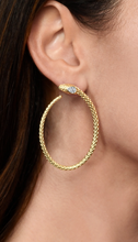 Load image into Gallery viewer, Serpent Hoops
