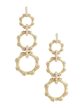 Load image into Gallery viewer, Bamboo Chain Earrings
