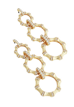 Load image into Gallery viewer, Bamboo Chain Earrings
