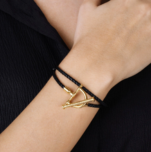 Load image into Gallery viewer, Cheval Leather Wrap Bracelet
