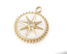 Load image into Gallery viewer, Mother of Pearl Charm Necklaces
