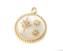Load image into Gallery viewer, Mother of Pearl Charm Necklaces
