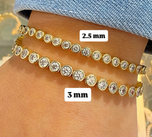 Load image into Gallery viewer, Bellamy Bezel Set Tennis Bracelets
