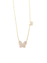 Load image into Gallery viewer, Double Butterfly Necklace
