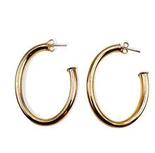 Load image into Gallery viewer, Ivy Oval Hoop Earrings
